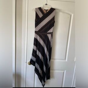 BCBG asymmetrical dress. Size XS (0). Worn once.